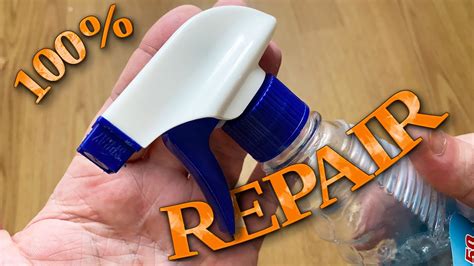 spray bottle pump mechanism fix